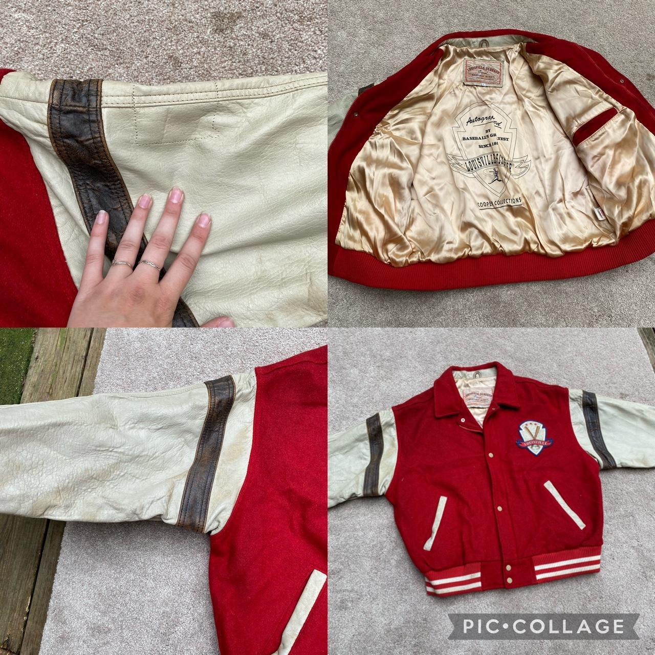 Vintage Varsity Baseball Jacket / 1990s Louisville Slugger 