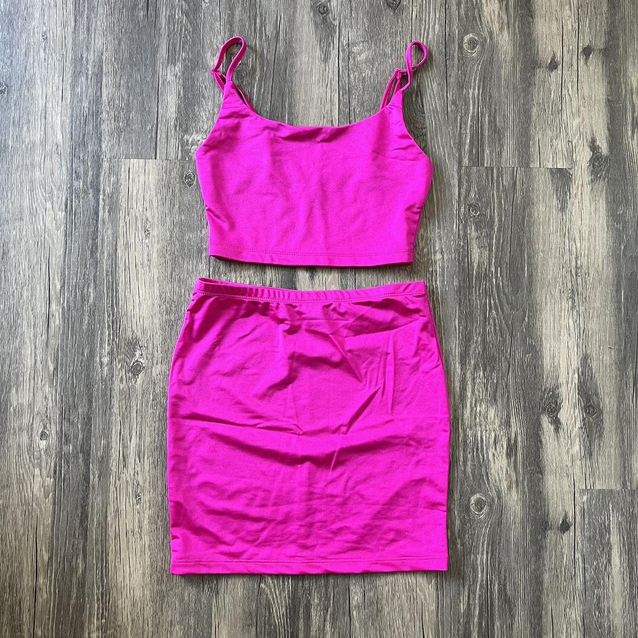 SHEIN Women's Pink Dress | Depop