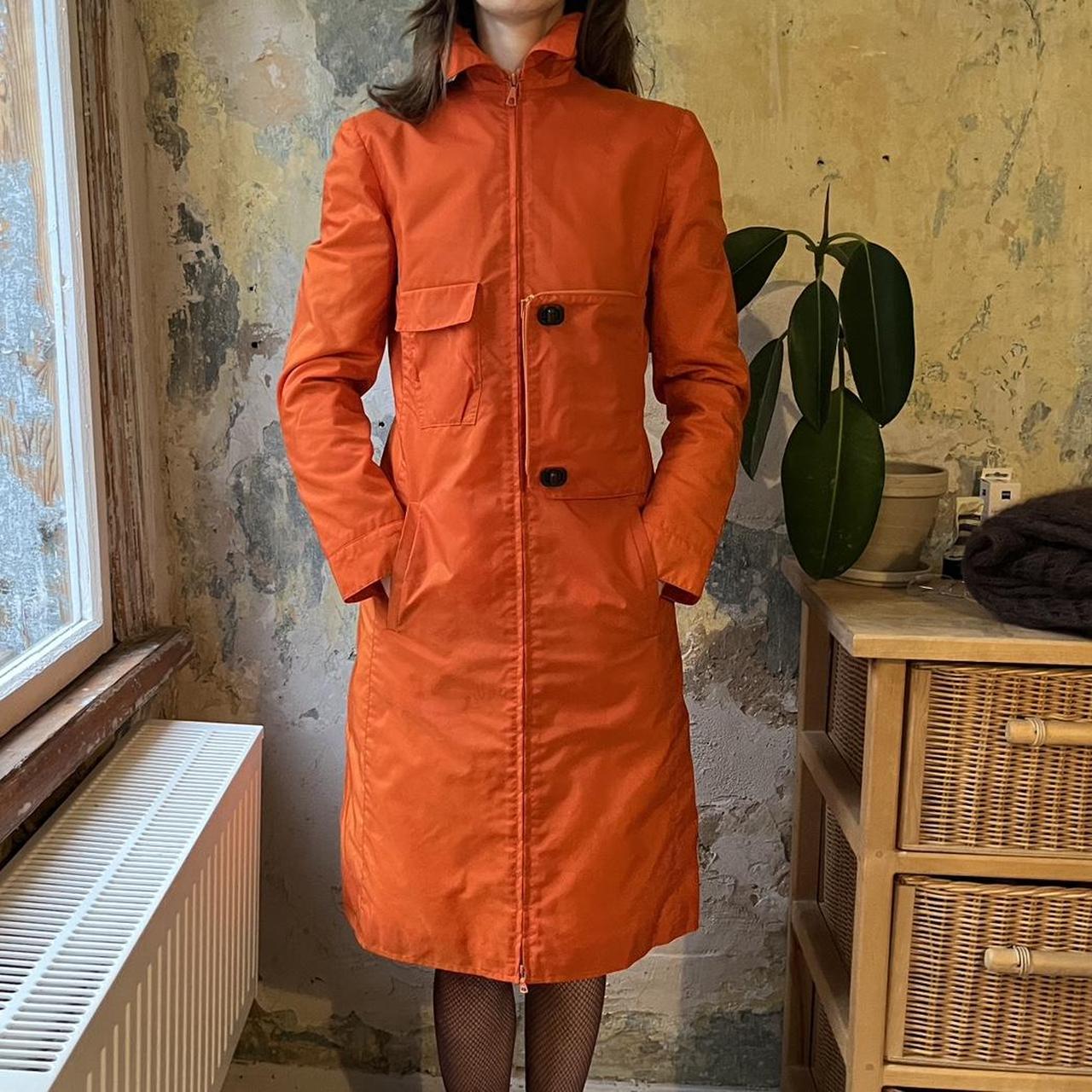 Archival Miu Miu fw 1999 bright orange long tech | Depop Archival Miu Miu fw 1999 bright orange long tech | Depop