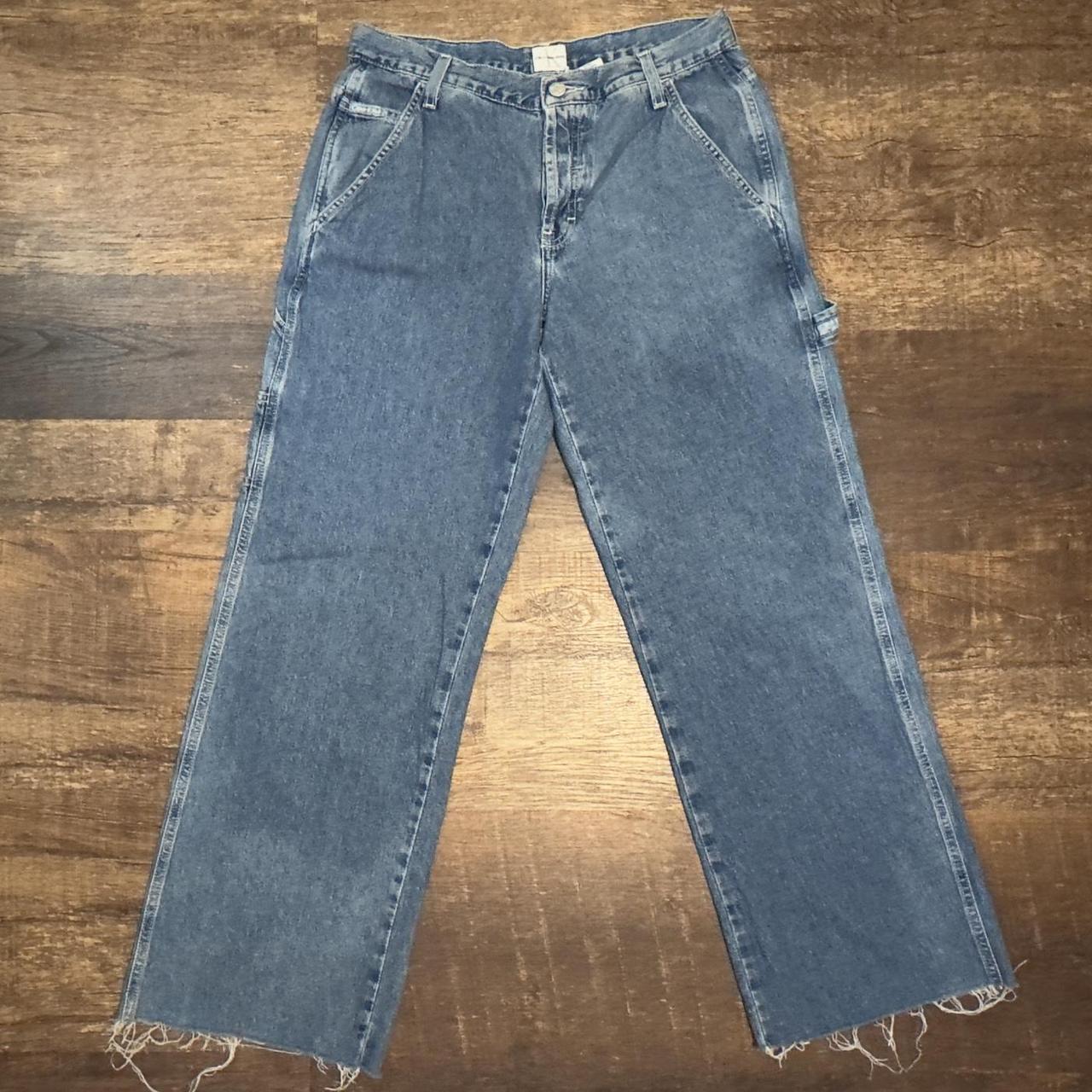 distressed Calvin Klein carpenter jeans... - Depop