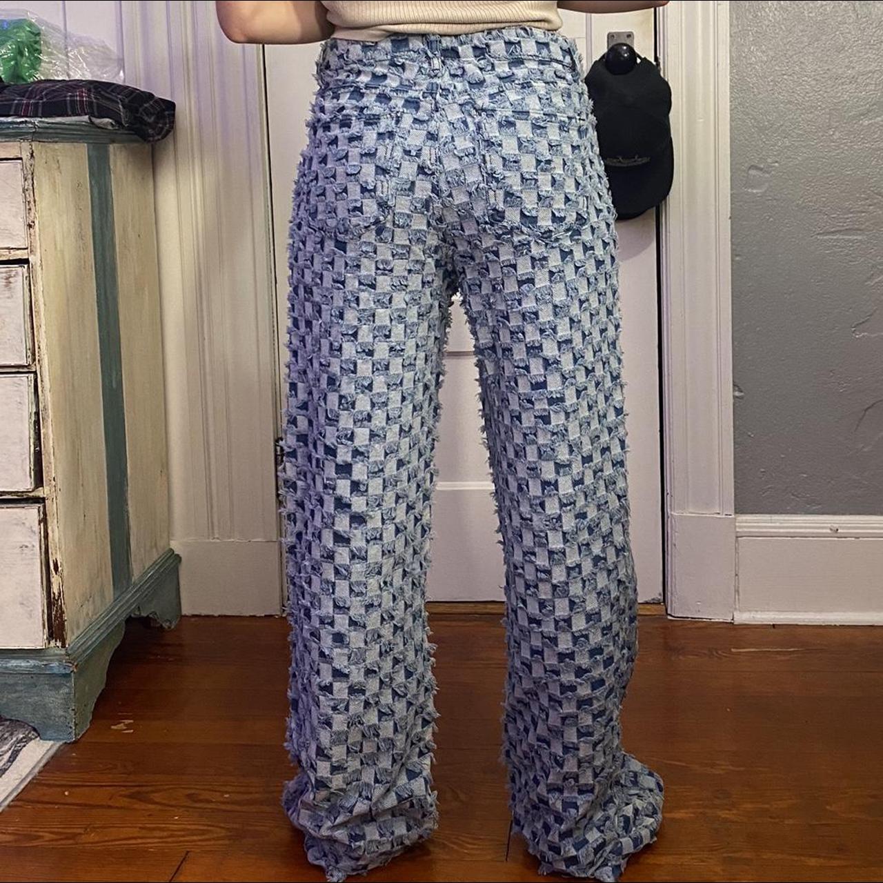 Jaded London distressed checkered jeans, had a... Depop