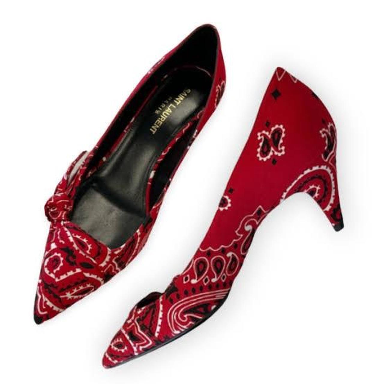 Bandana Saint Laurent Charlotte Pumps Never Fully Dressed Cassie