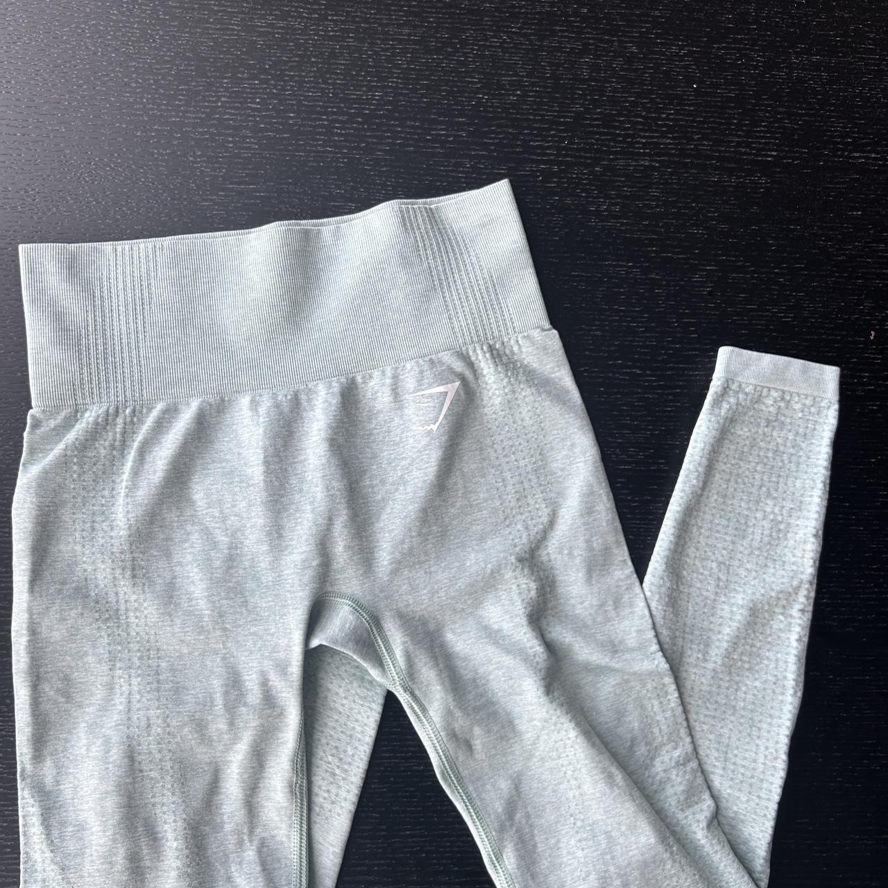 Gymshark seamless aqua tights size XS Perfect... Depop