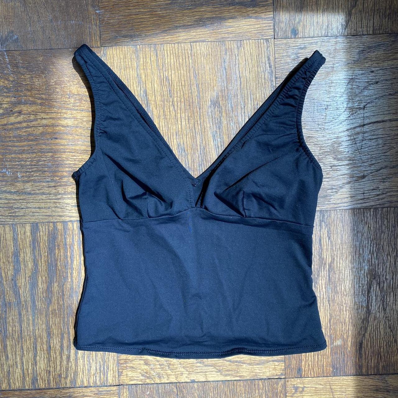 DKNY Women's Black Vest Depop