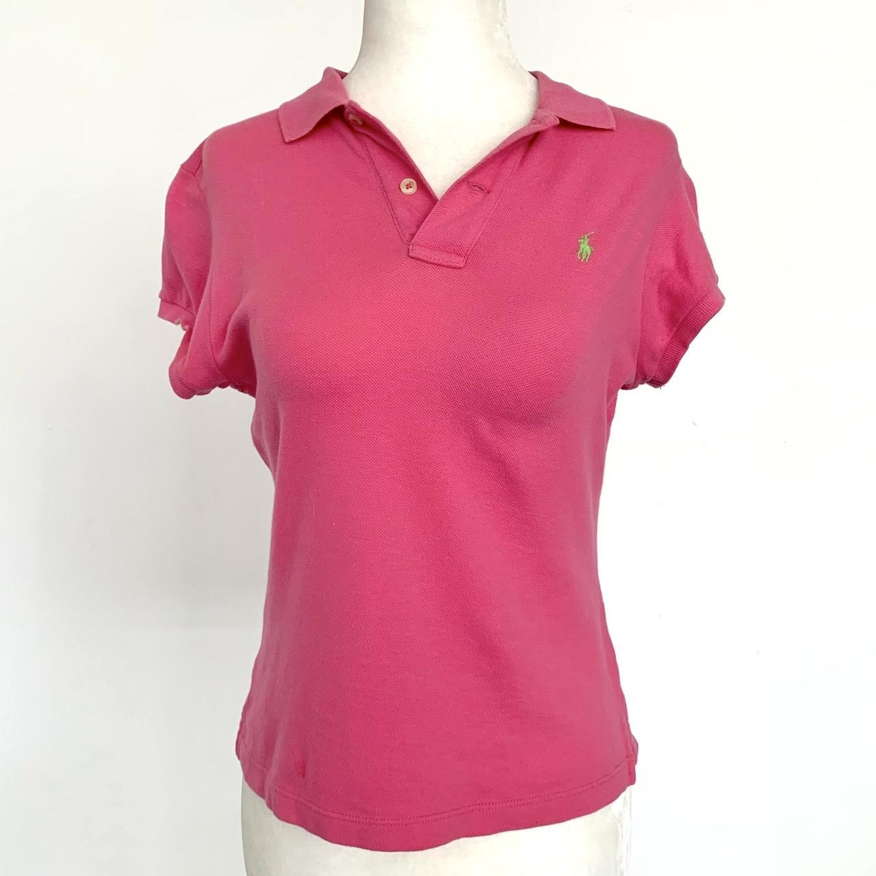 トップス 90s Polo by Ralph Lauren Caldwell pink Vintage 90s Pink Polo Ralph Lauren Big Shirt - Medium Cotton