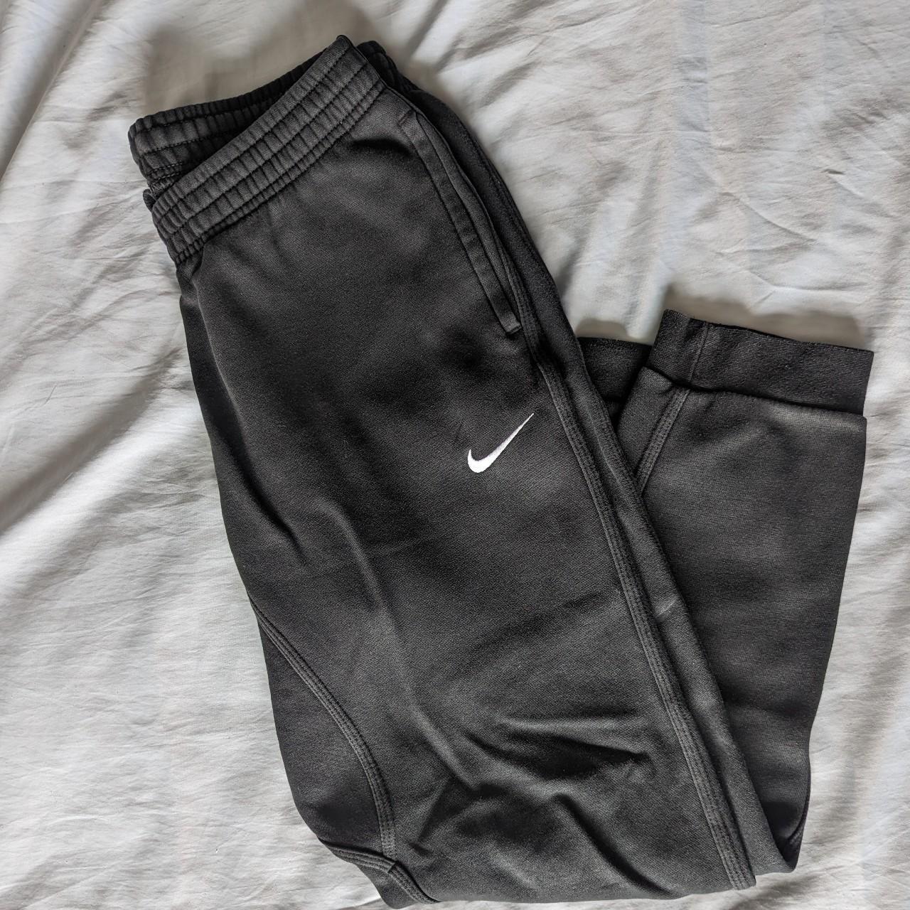 Nike Club Jogging Bottoms Black Condition warn a... Depop