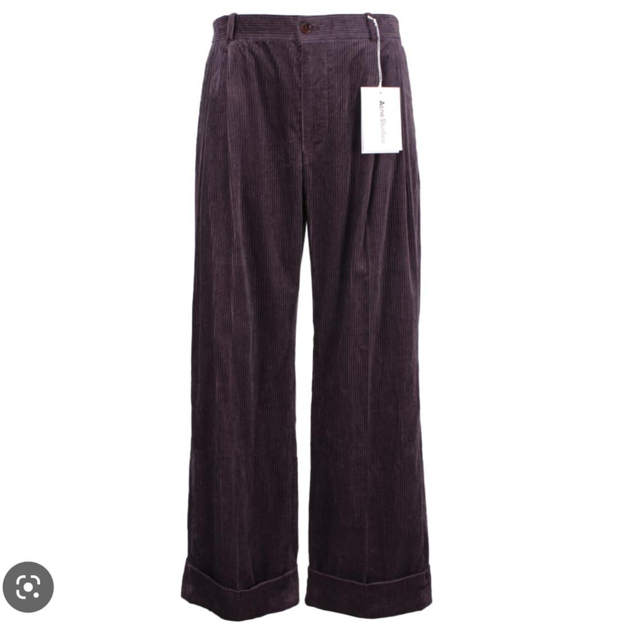 Purple wide-leg pant, Acne Studios