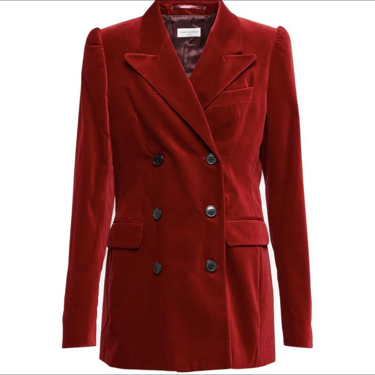 Dries Van Noten Women's Red Jacket