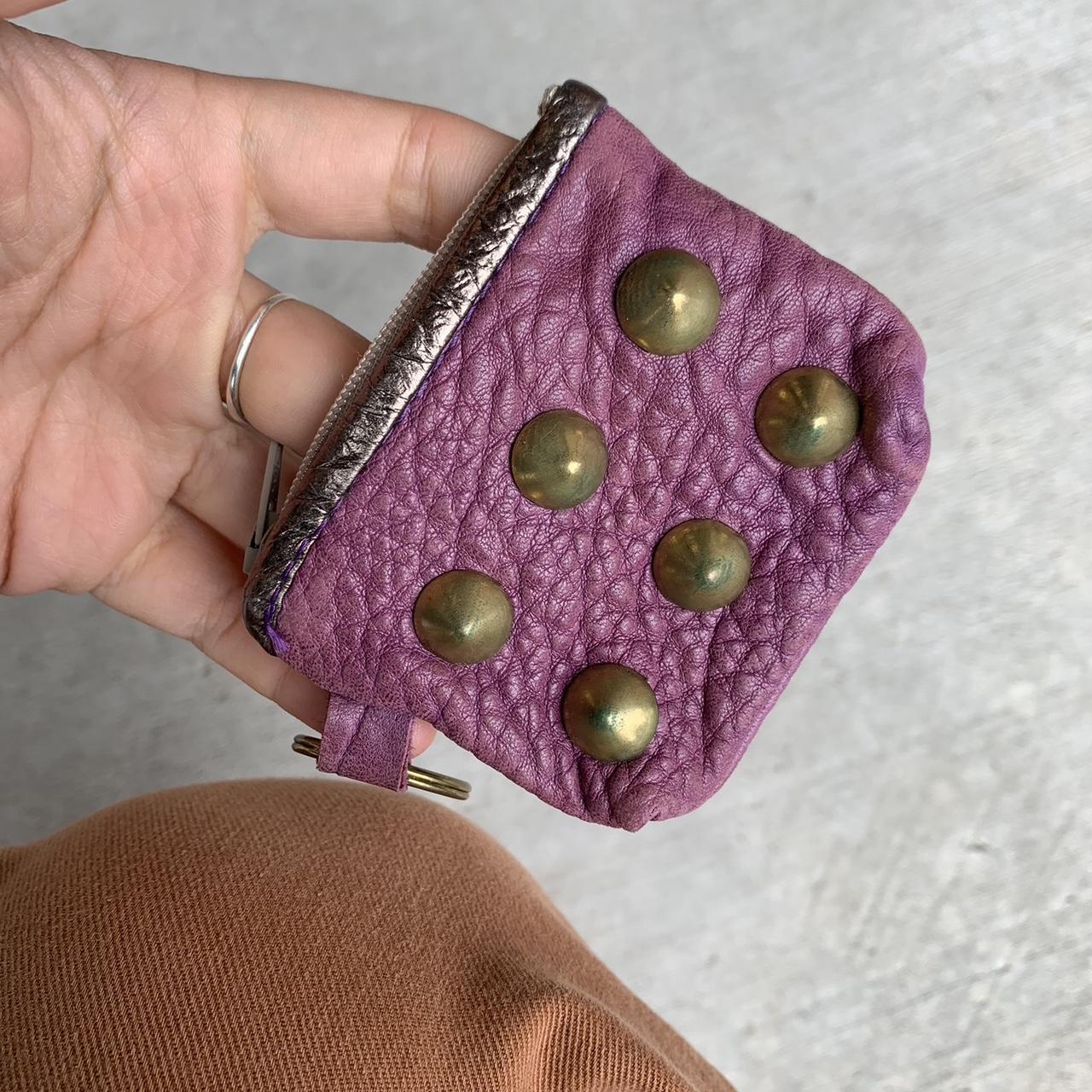 Deux Lux pink spiked wallet. Comes with a keychain - Depop