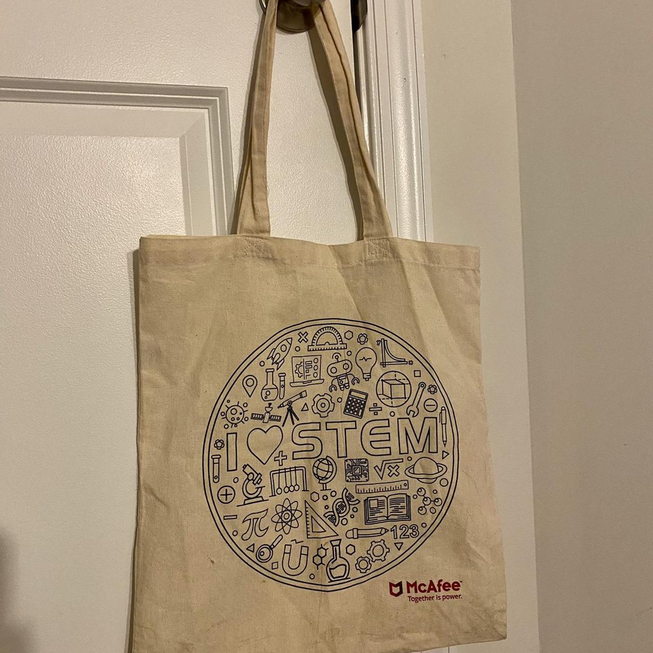 STEM tote bag with related designs on front cover.... - Depop