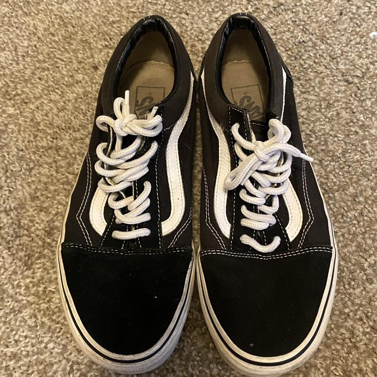 Vans Women S Black Trainers Depop   P0 