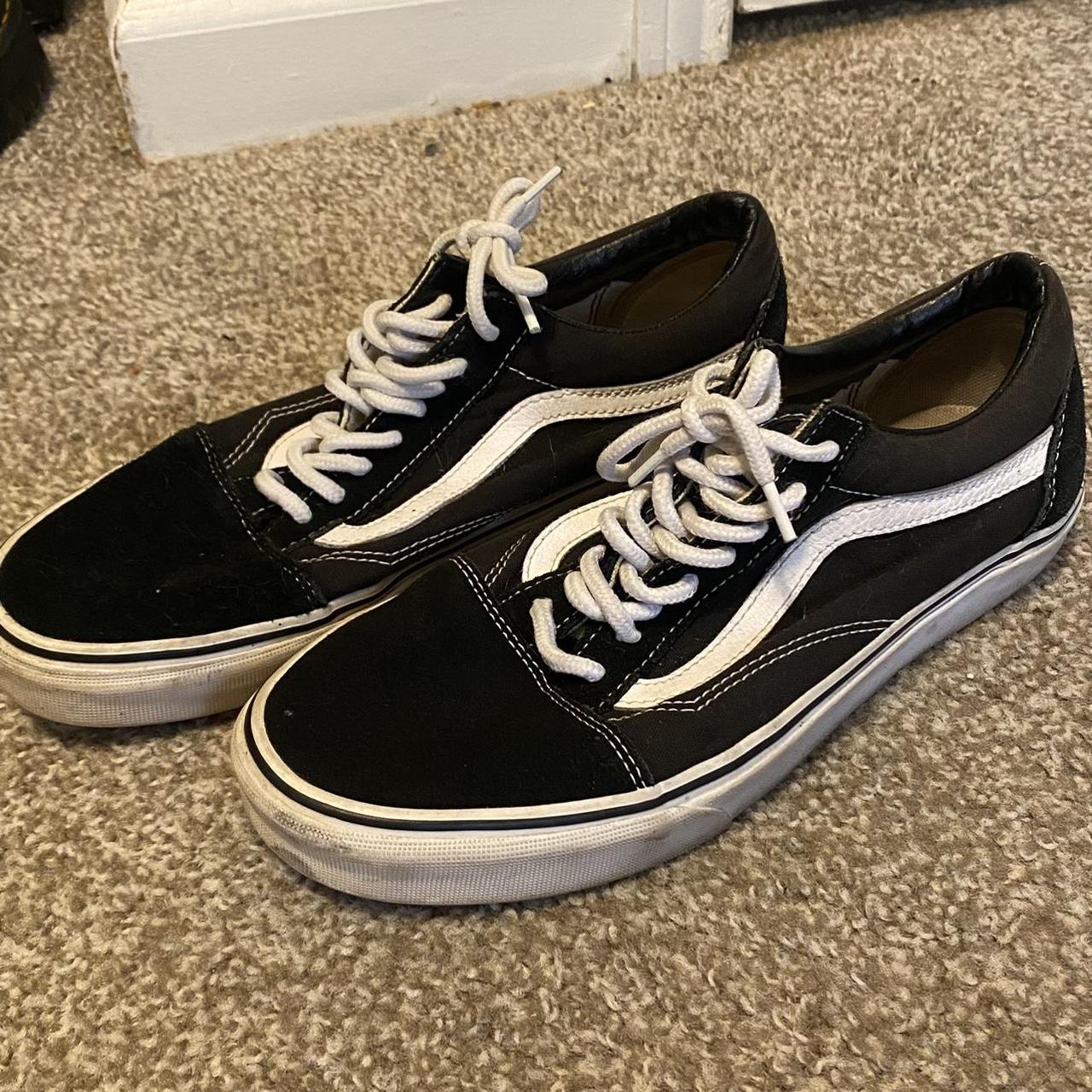 Vans Women S Black Trainers Depop   P0 