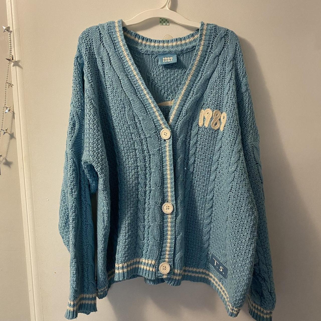 Taylor Swift 1989 cardigan ! size xl/2xl only worn... - Depop