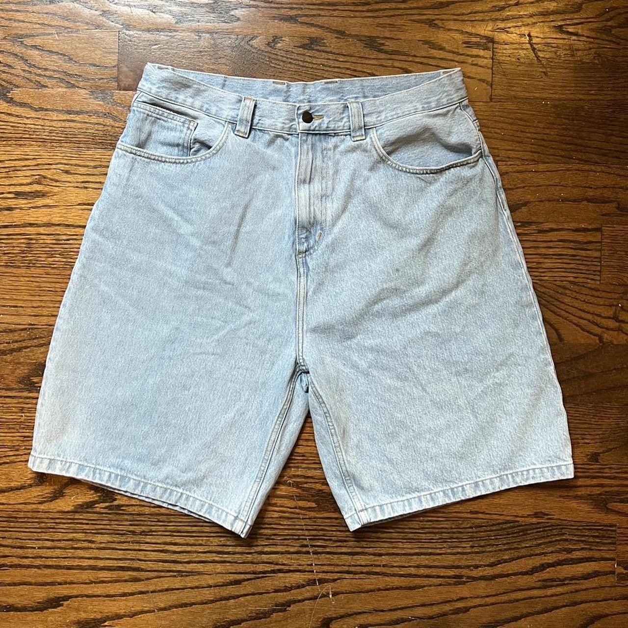 Carhartt WIP Denim Brandon Short Tagged size L 35”... - Depop