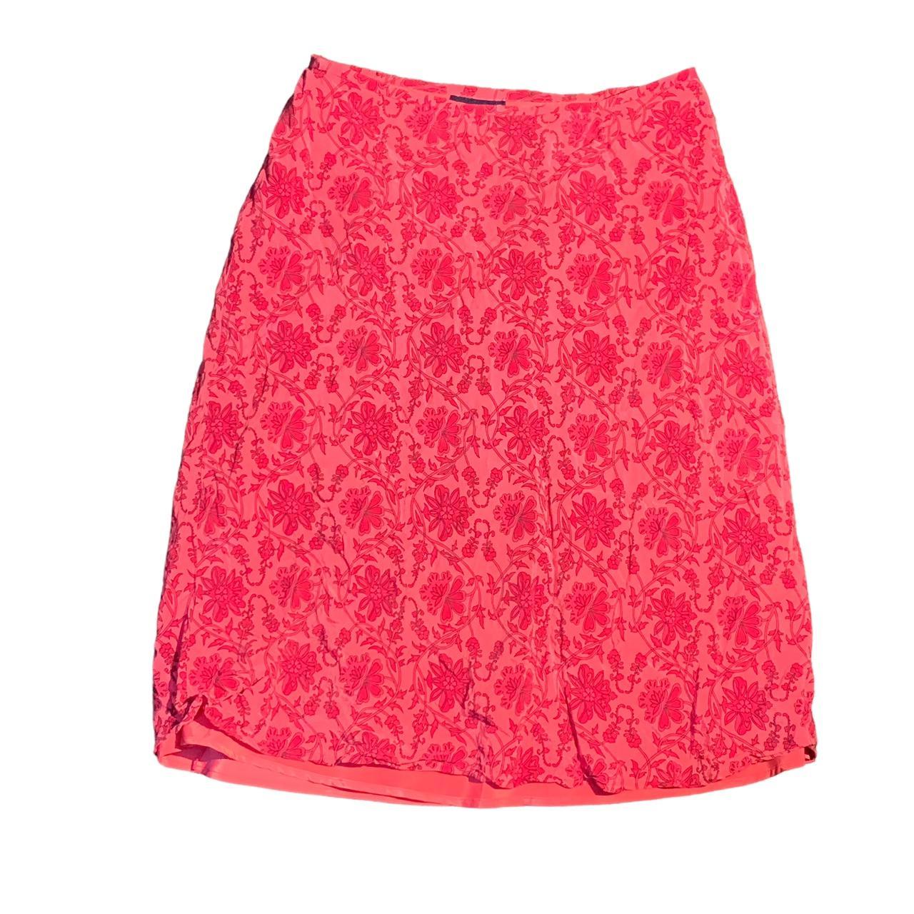 Ann Taylor Women's Pink Skirt | Depop