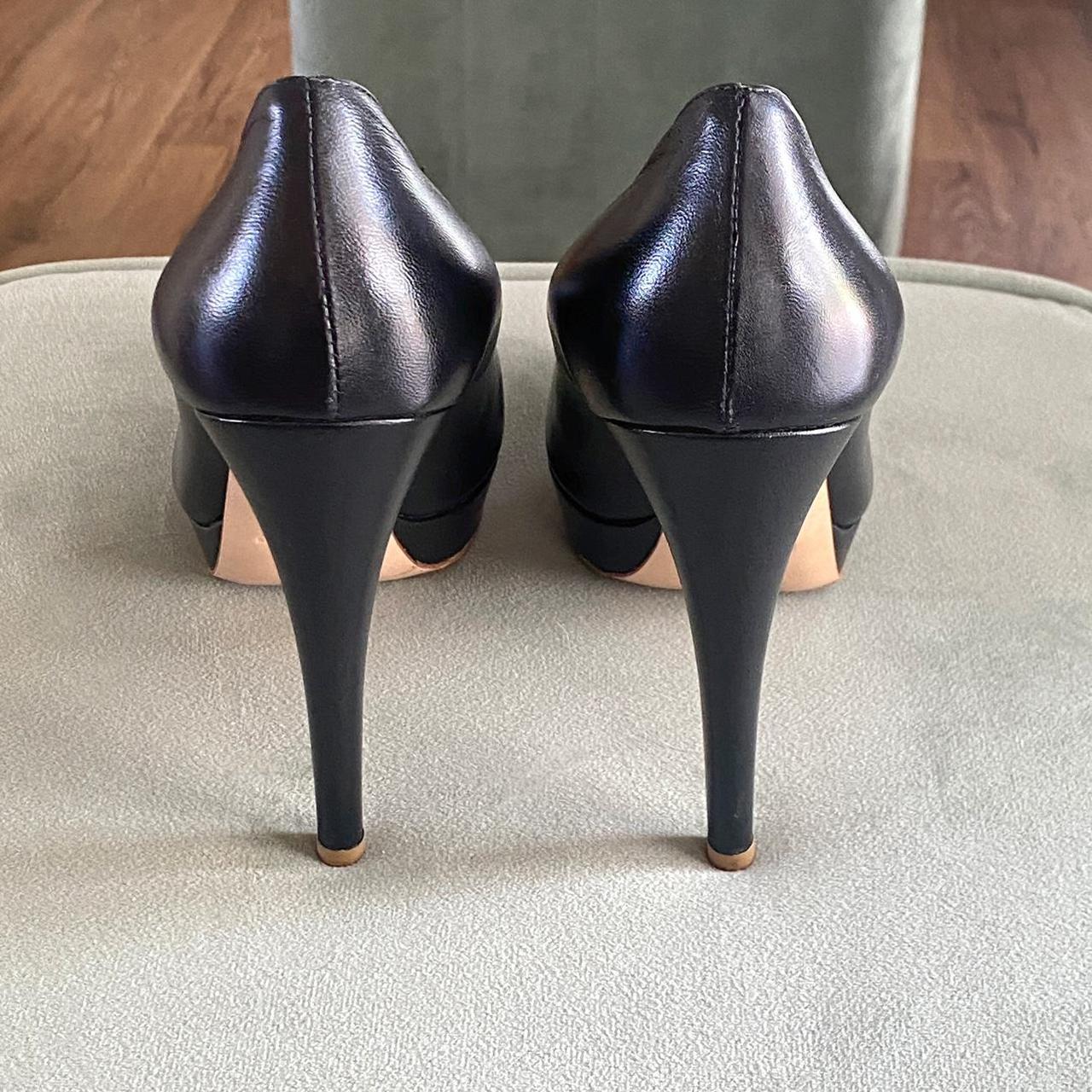miu miu black platform heels