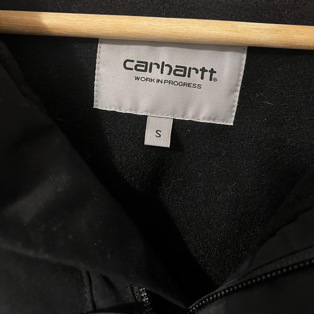 Carhartt WIP nimbus lined jacket in black size... - Depop