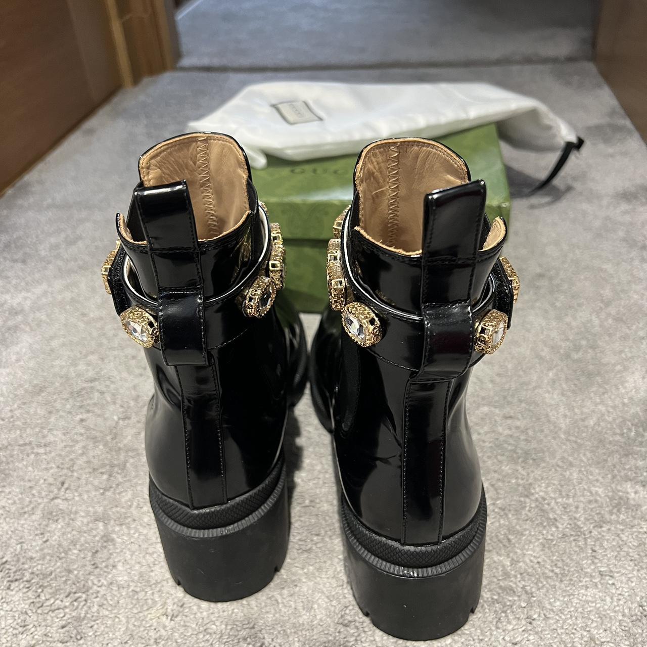 Black Gucci boots, worn once, selling due to never... - Depop