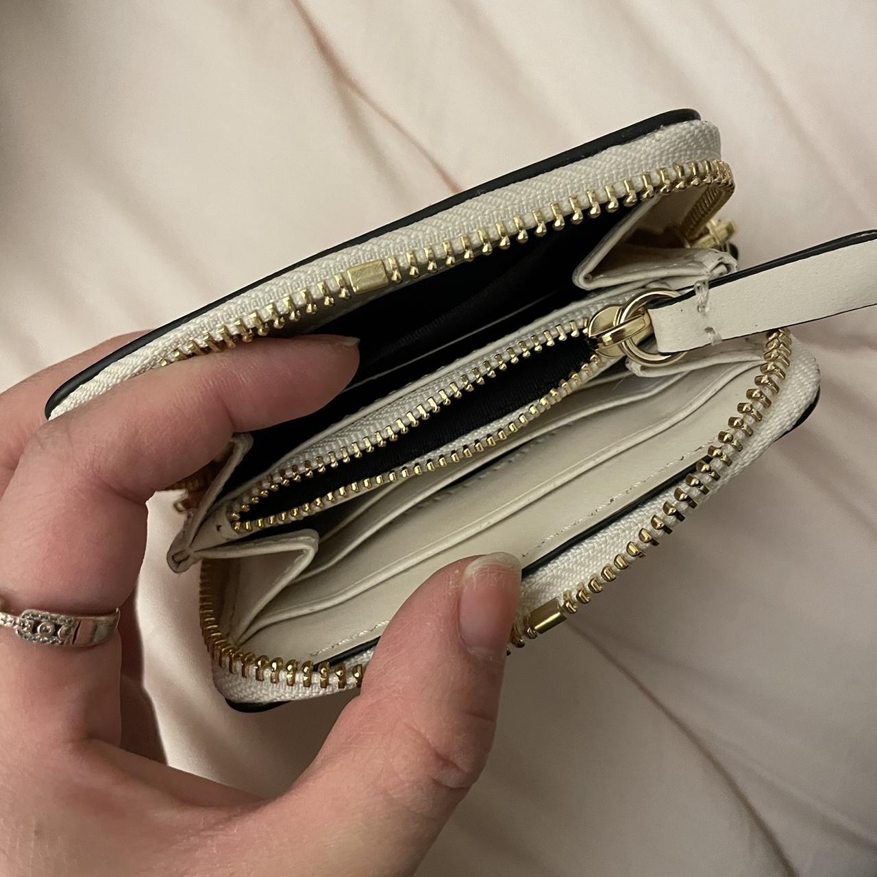 Zac by Zac Posen Pearl Lady wallet Ivory Zipper | Depop