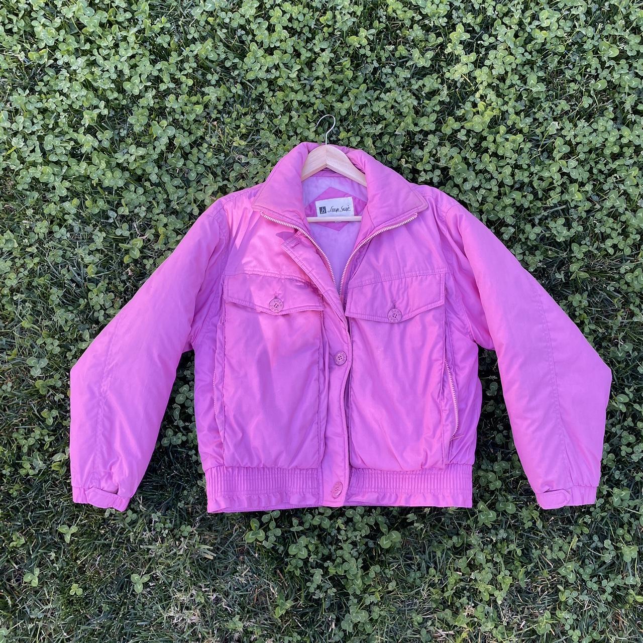 american-vintage-women-s-pink-jacket-depop