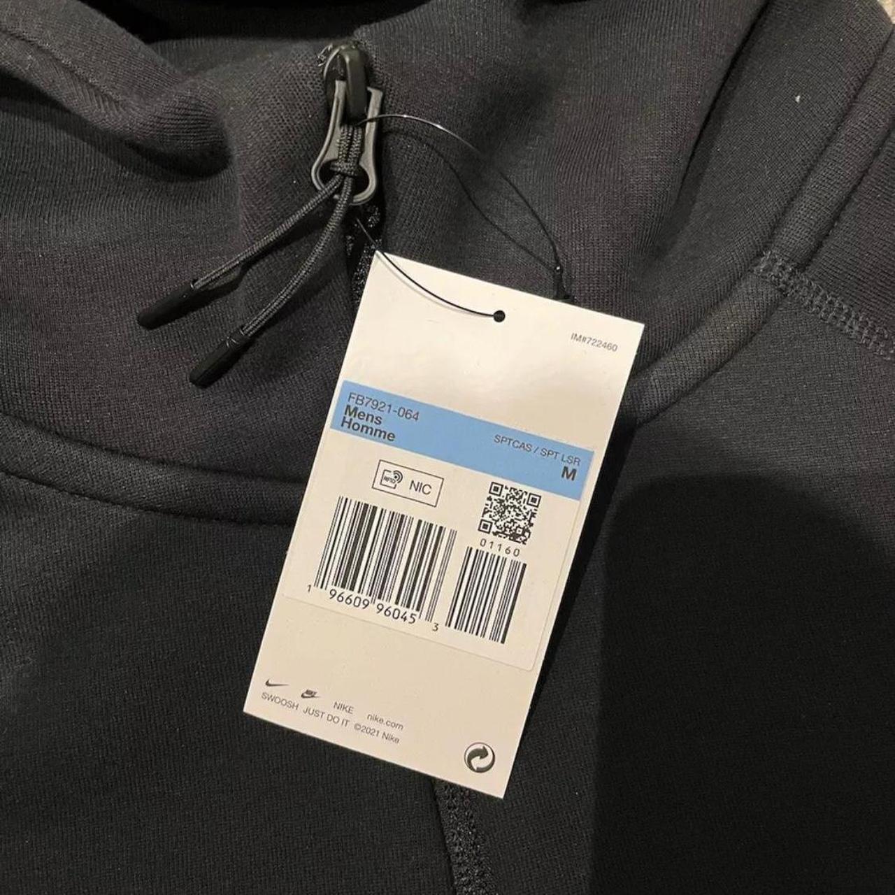 Nike Tech Fleece Hoodie+ Pants Black And Grey New... - Depop