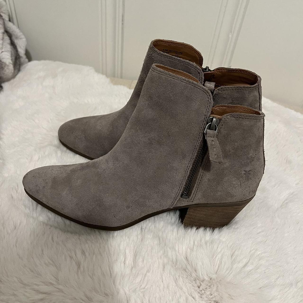 Frye judith cheap zip bootie ash