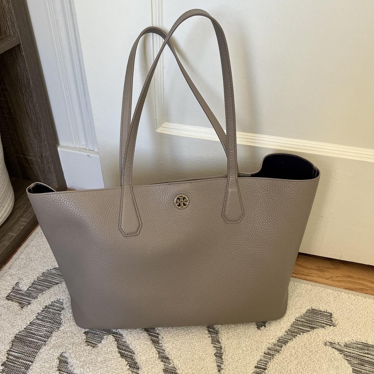Tory Burch Silver Perry Tote