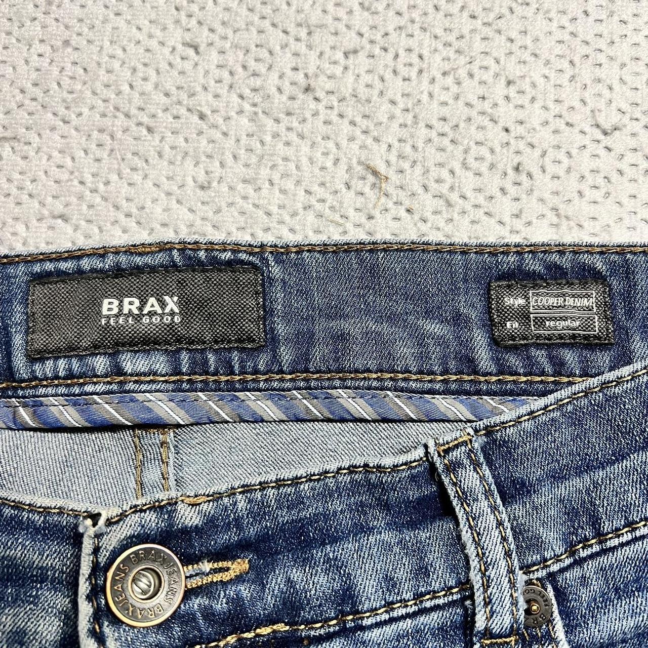 BRAX Cooper Denim Regular Fit Jeans Size 36x32 In... - Depop