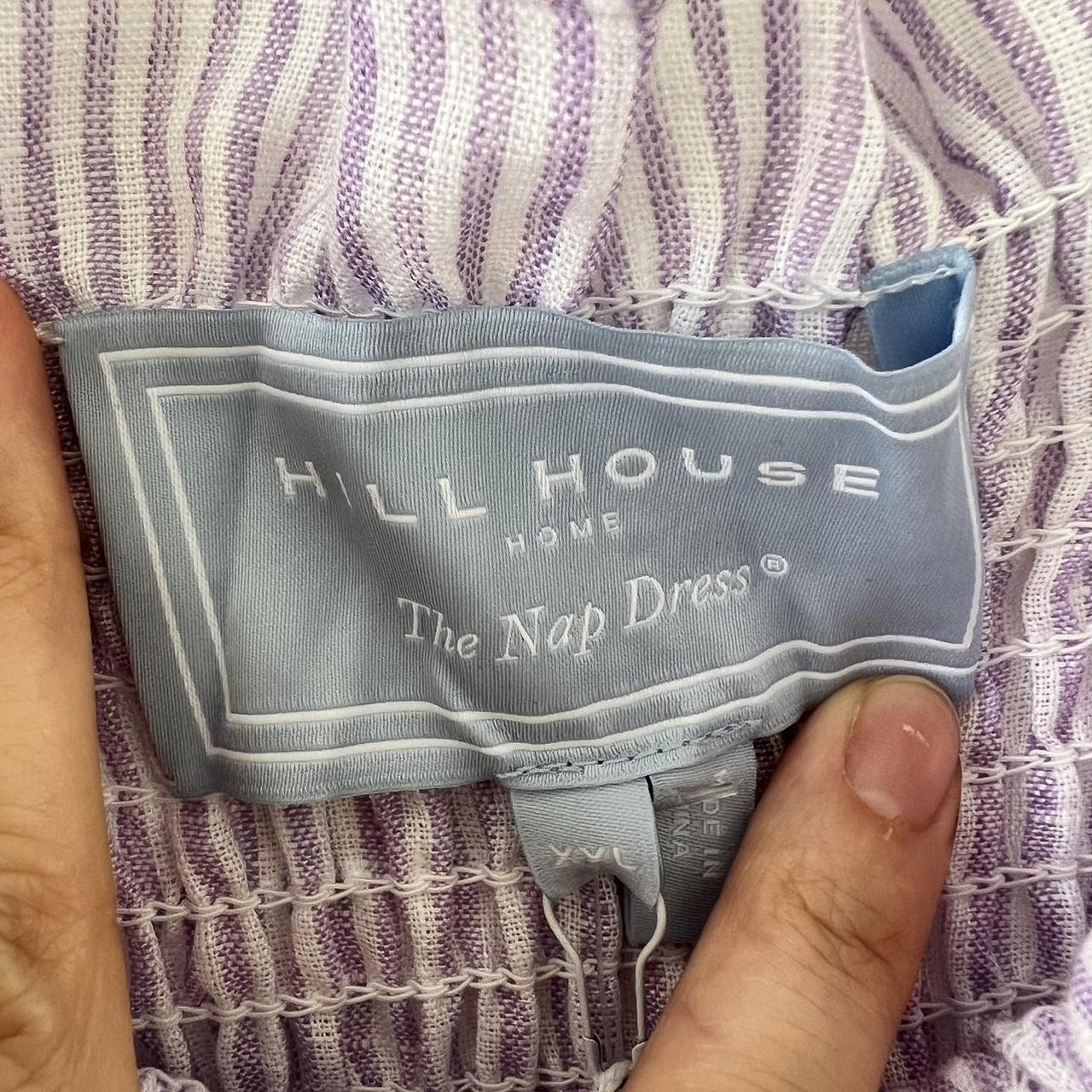 Hill House Home Ellie Nap Dress Lilac Stripe clip... Depop