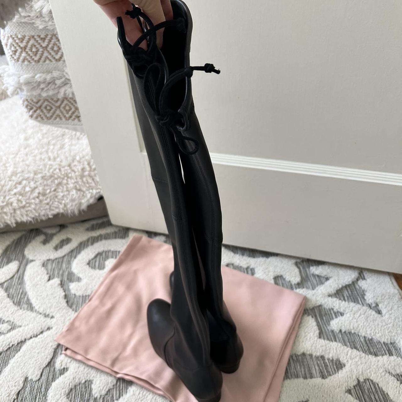 Stuart Weitzman Genna Over-the-Knee Boot in Black | Depop