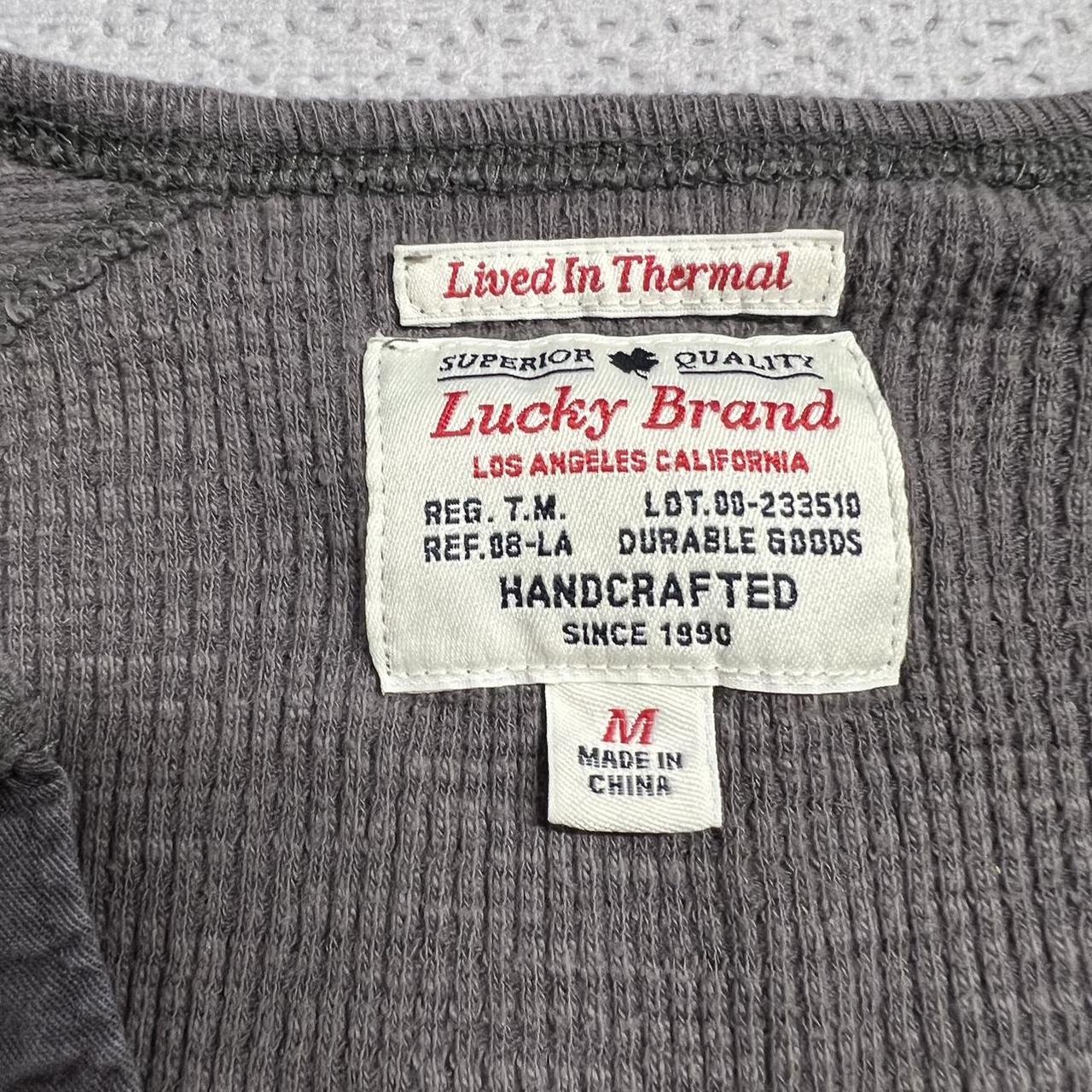 Lucky Brand Lived In Thermal Shirt Size Medium –
