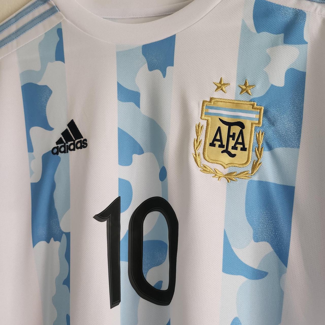 Argentina Home Jersey Messi 10 Size fits like a... Depop