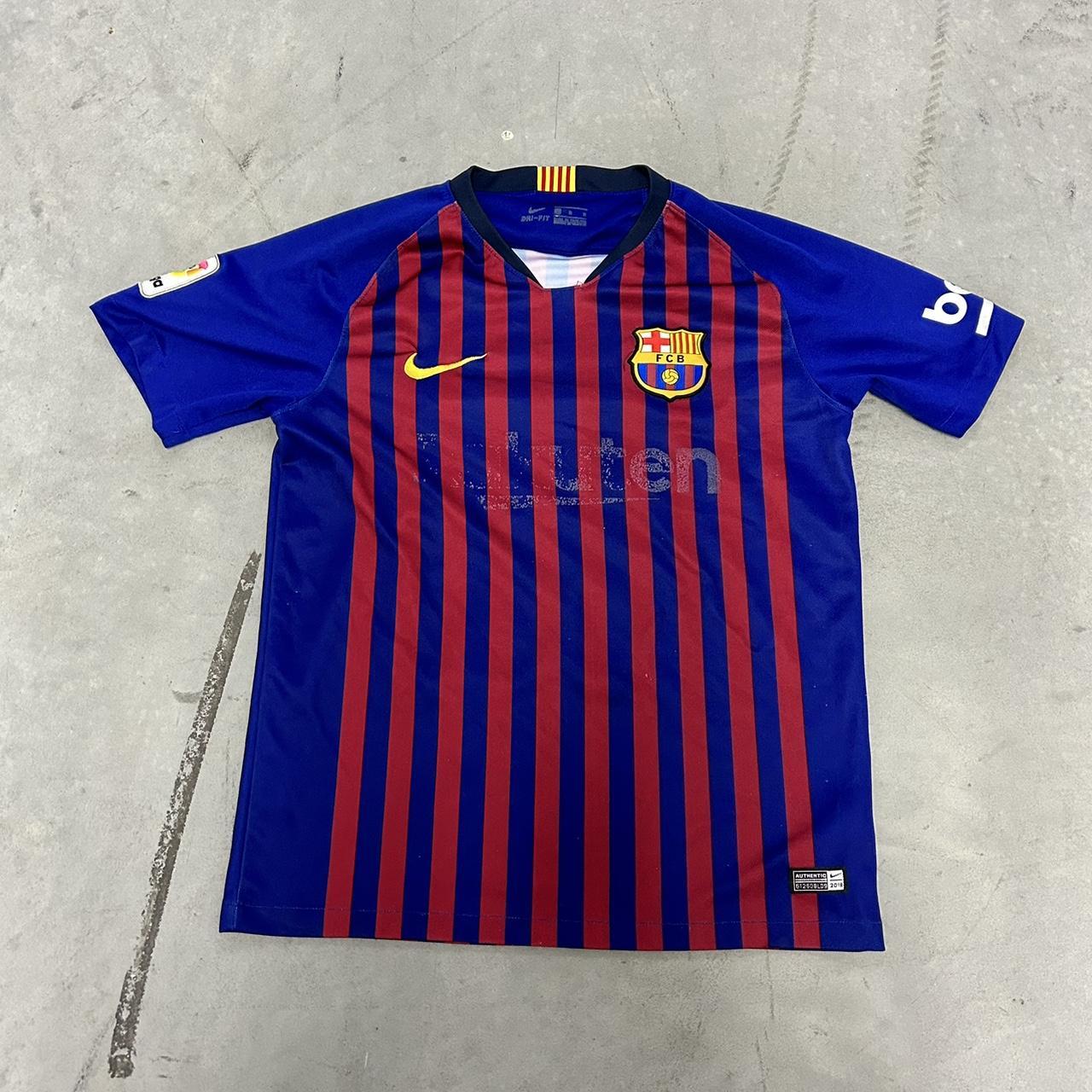 vintage y2k 2000s men’s lionel messi barcelona nike...