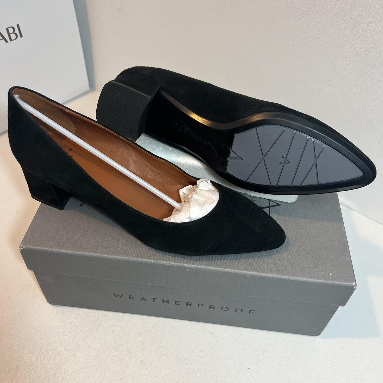 Aquatalia Pasha Pump suede black comfy casual Depop