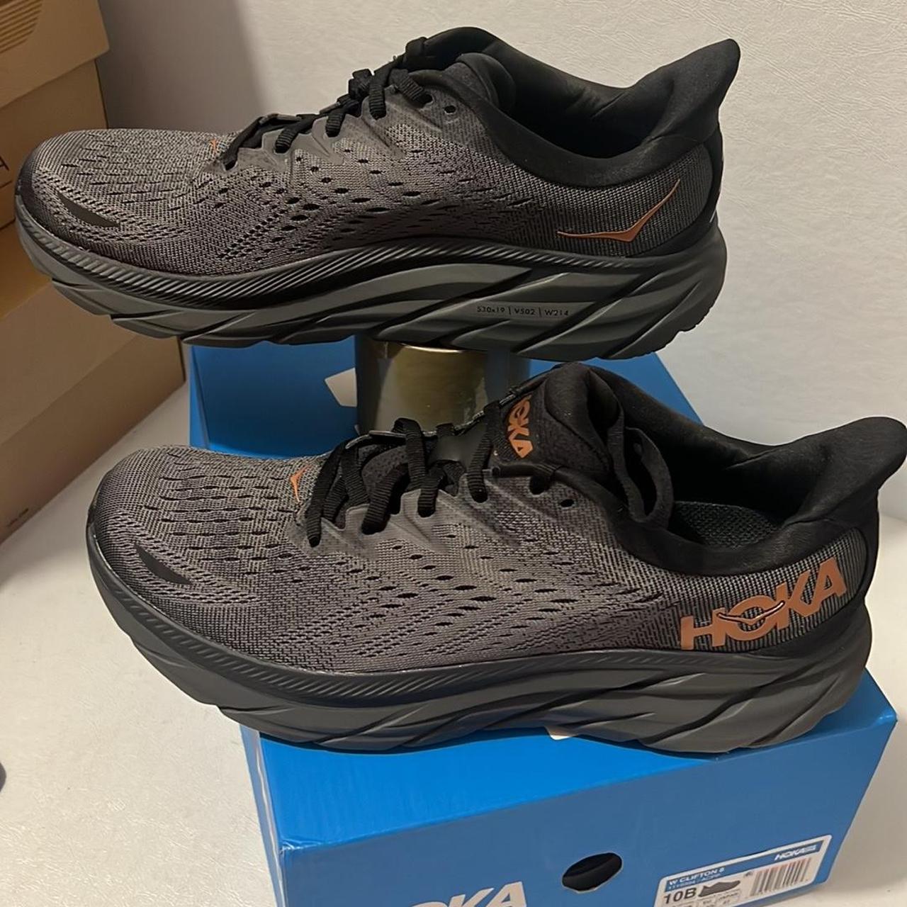 Hoka One One Women's Black Trainers | Depop