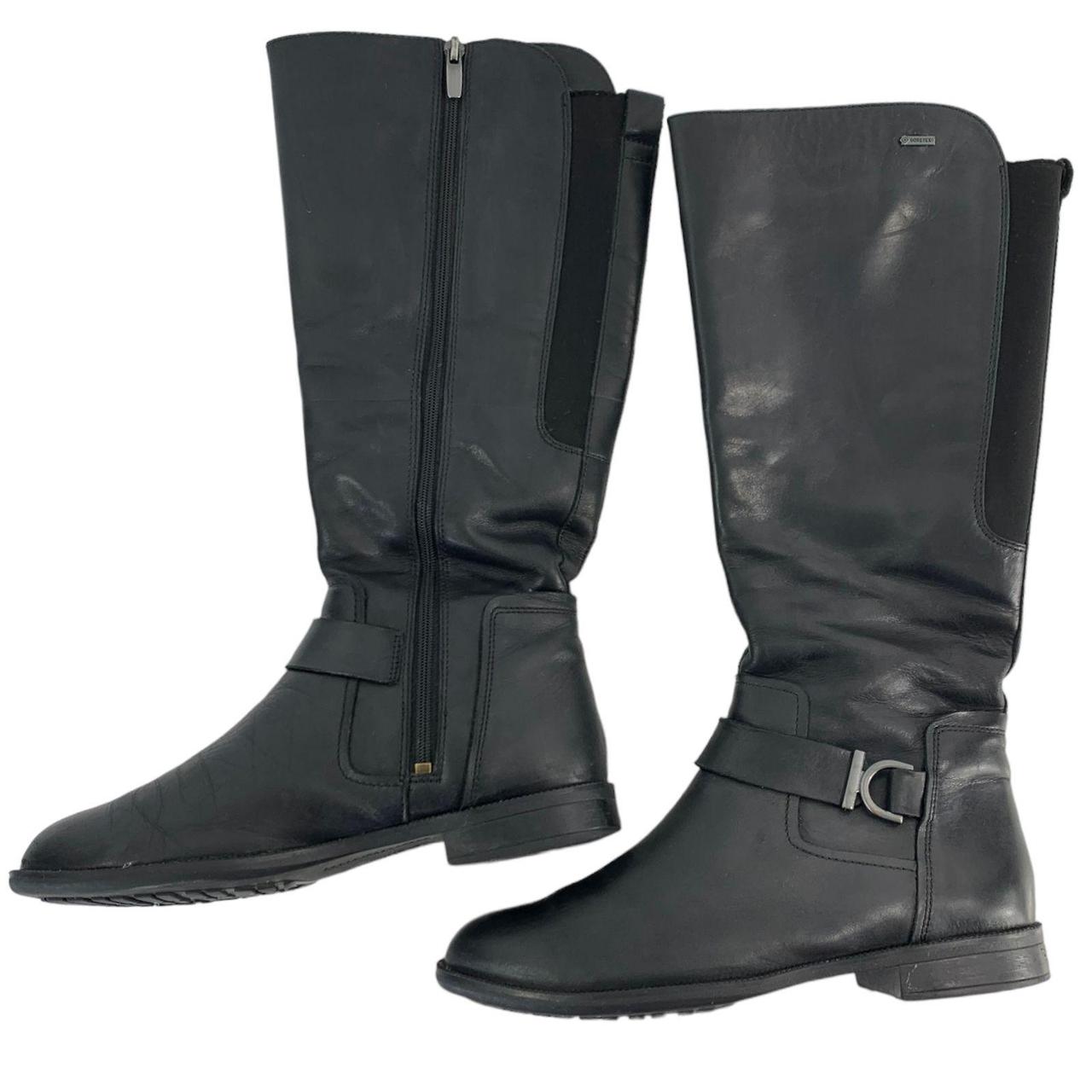 Clarks gore tex knee high boots hotsell