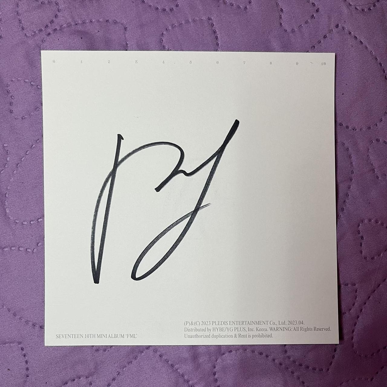 DK サイン入り写真 SEVENTEEN [WORLD TOUR NEW_ IN INCHEON] 入荷しました💗 ・Trading