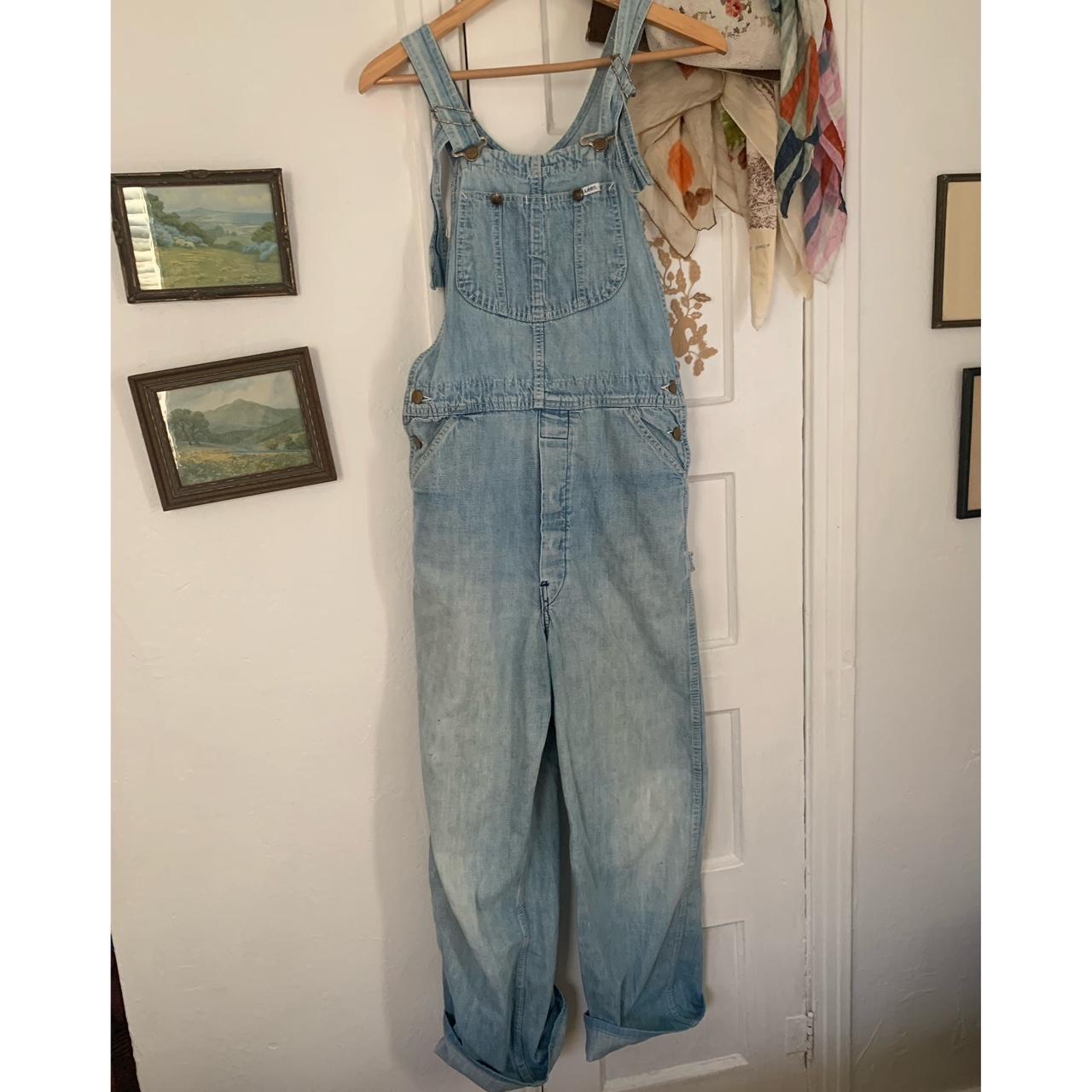 The coolest vintage Lee overalls, purchased from... - Depop