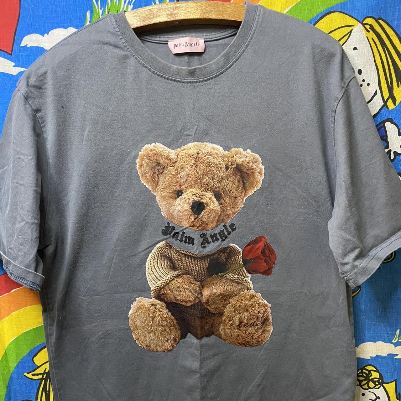 Palm Angels “Teddy Bear” Logo Shirt Tagged Palm - Depop