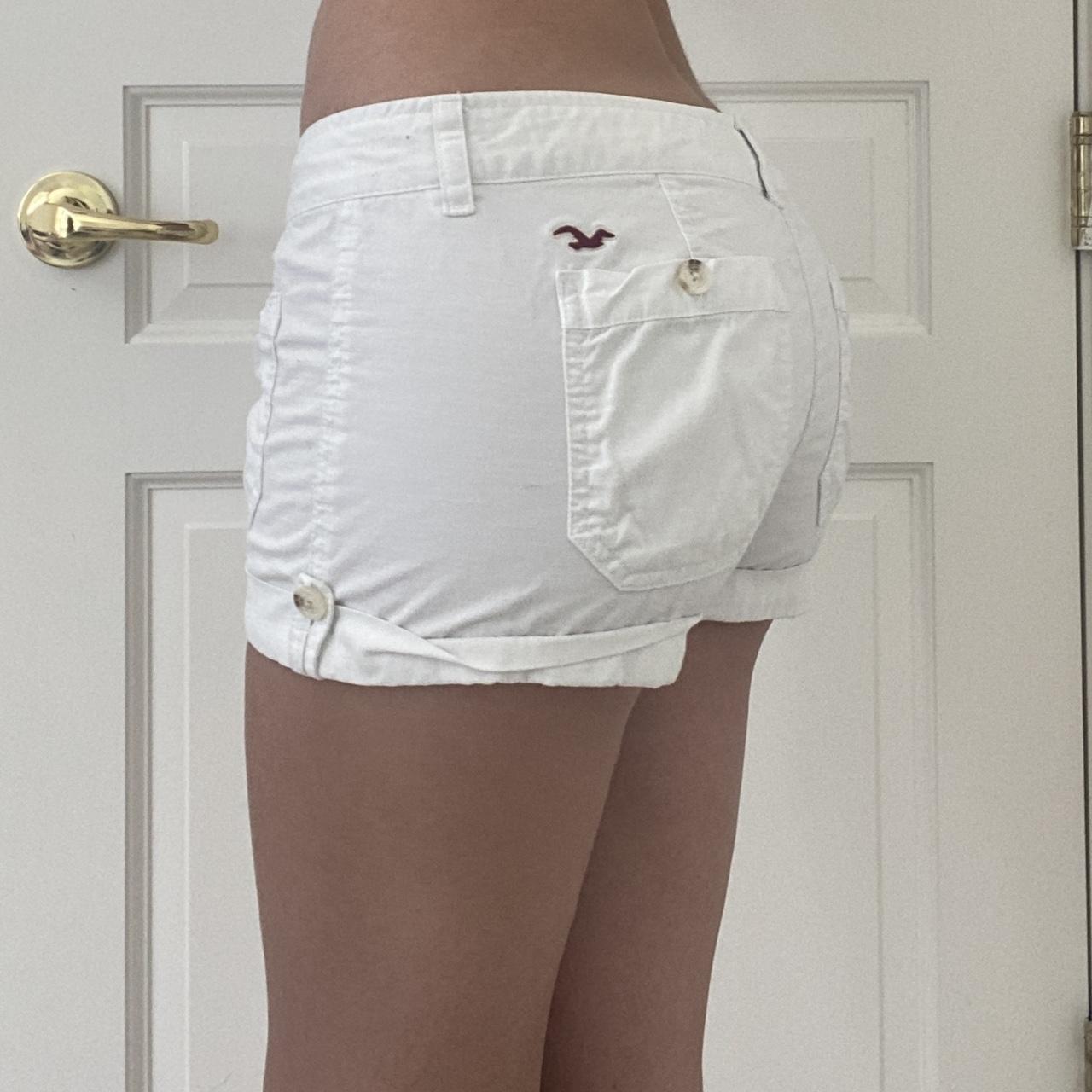 Y2K white low rise Hollister cargo shorts! These... Depop