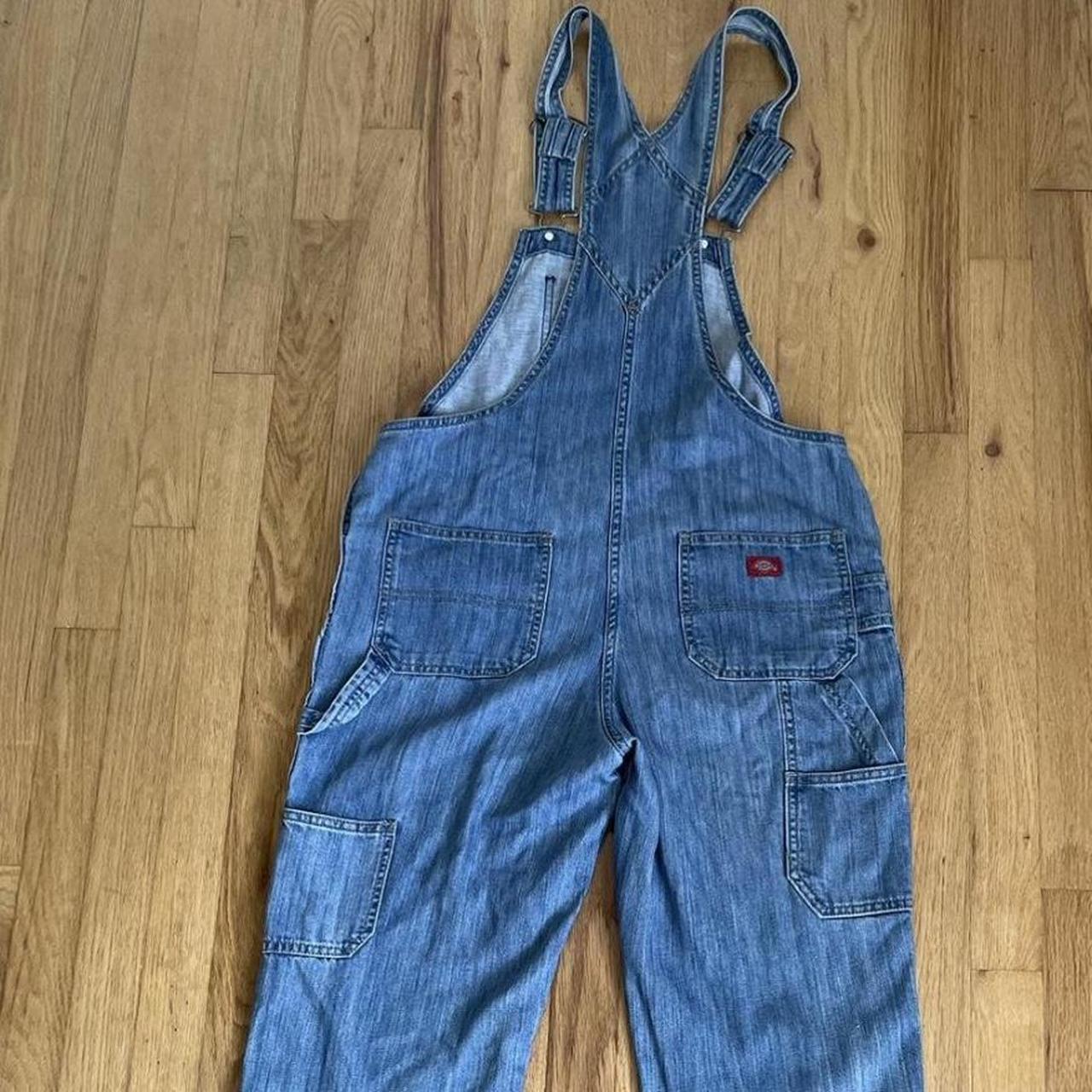 Dickies Women's Blue Dungarees-overalls (2)