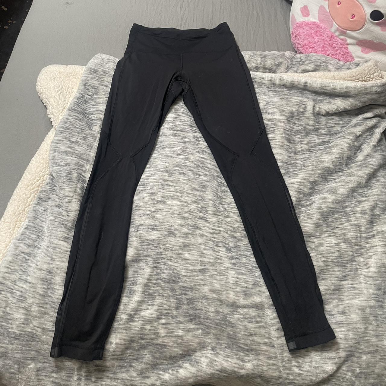 Lululemon mesh cut out leggings Great quality, and - Depop