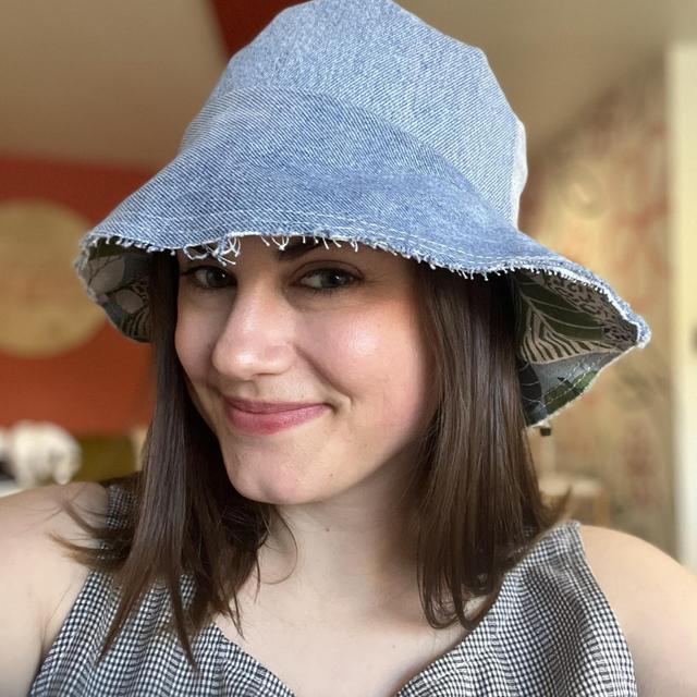 Upcycled Louis Vuitton bucket hat. The authentic - Depop