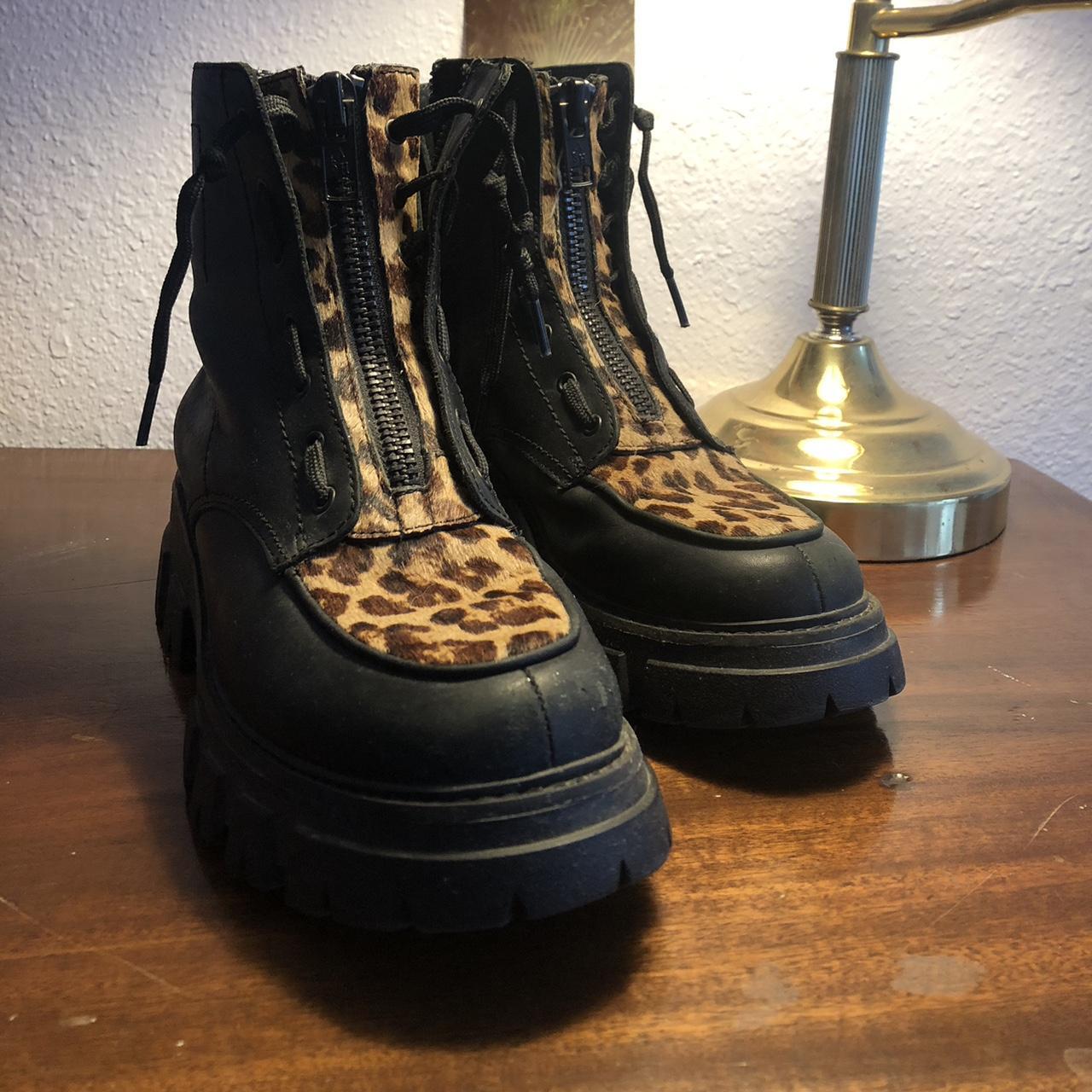 Ash sales leopard boots