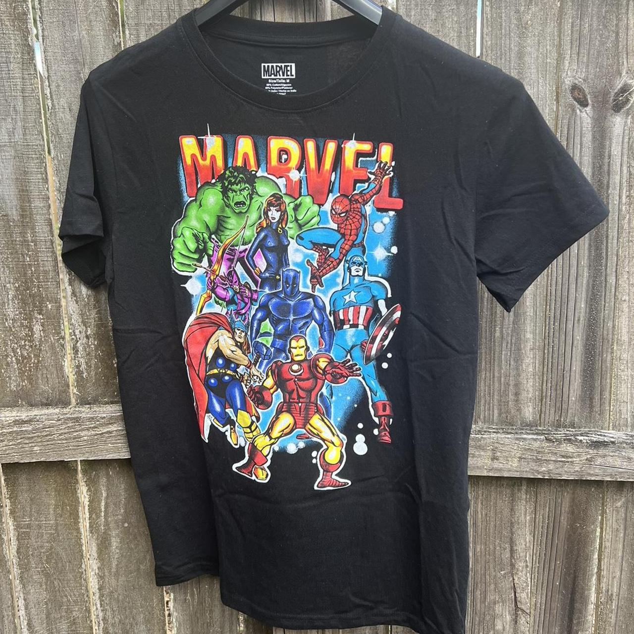 Marvel Men's Black T-shirt | Depop