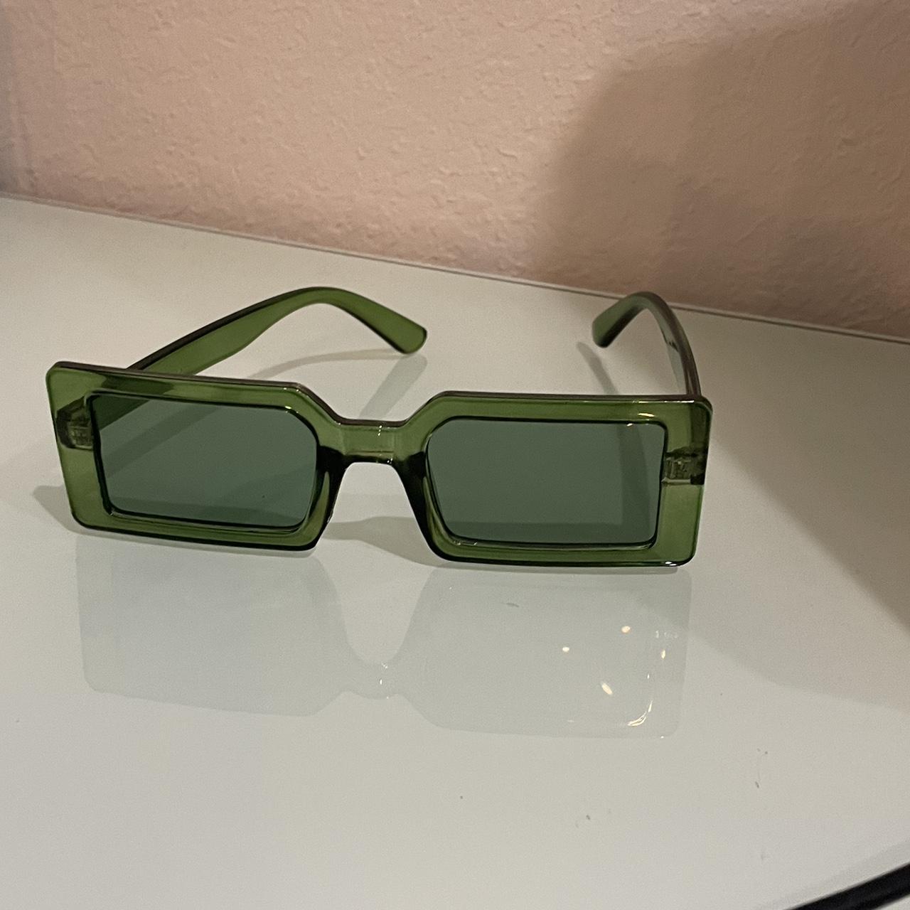 Women's Green Sunglasses Depop