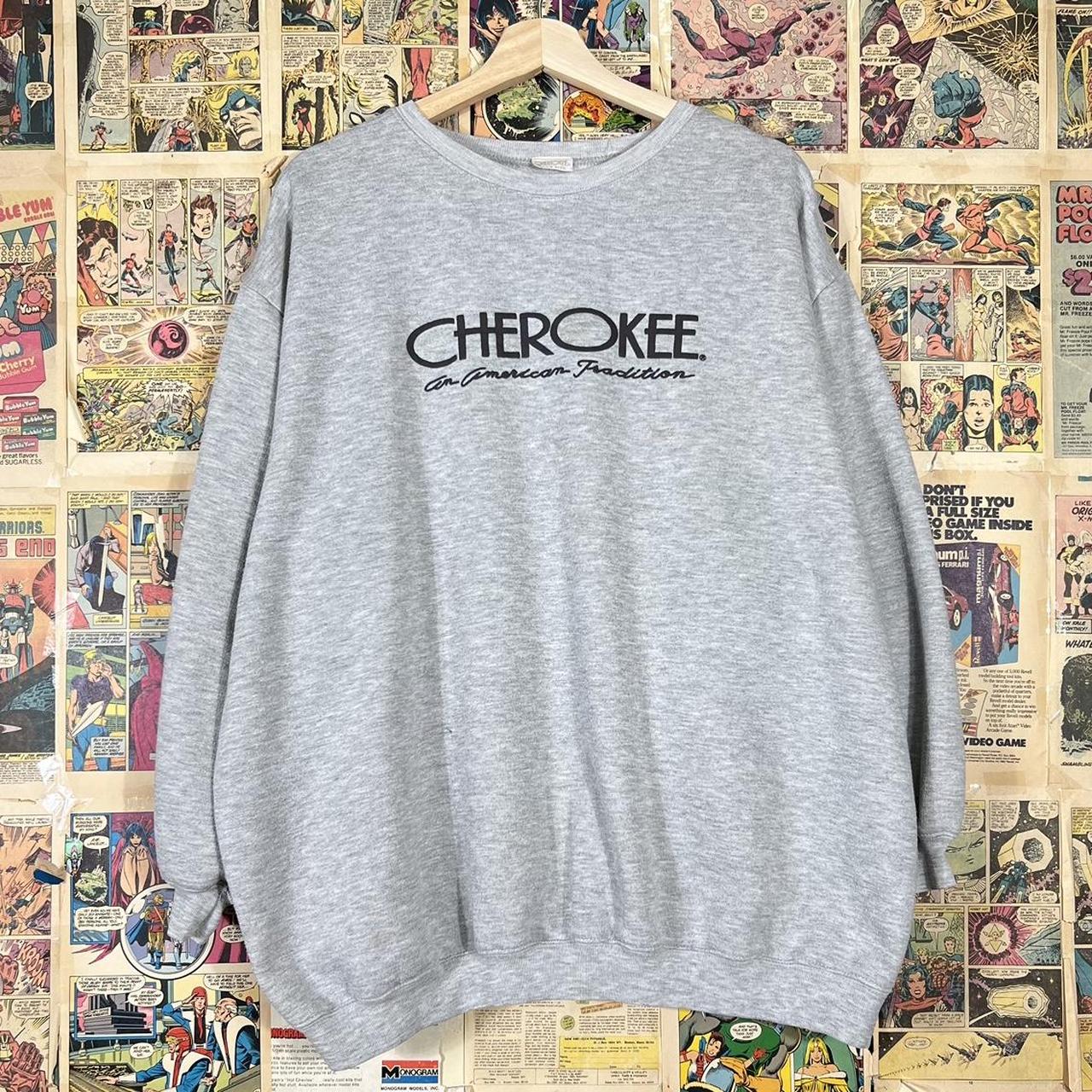 Vintage Men's Sweatshirt - Grey - XL