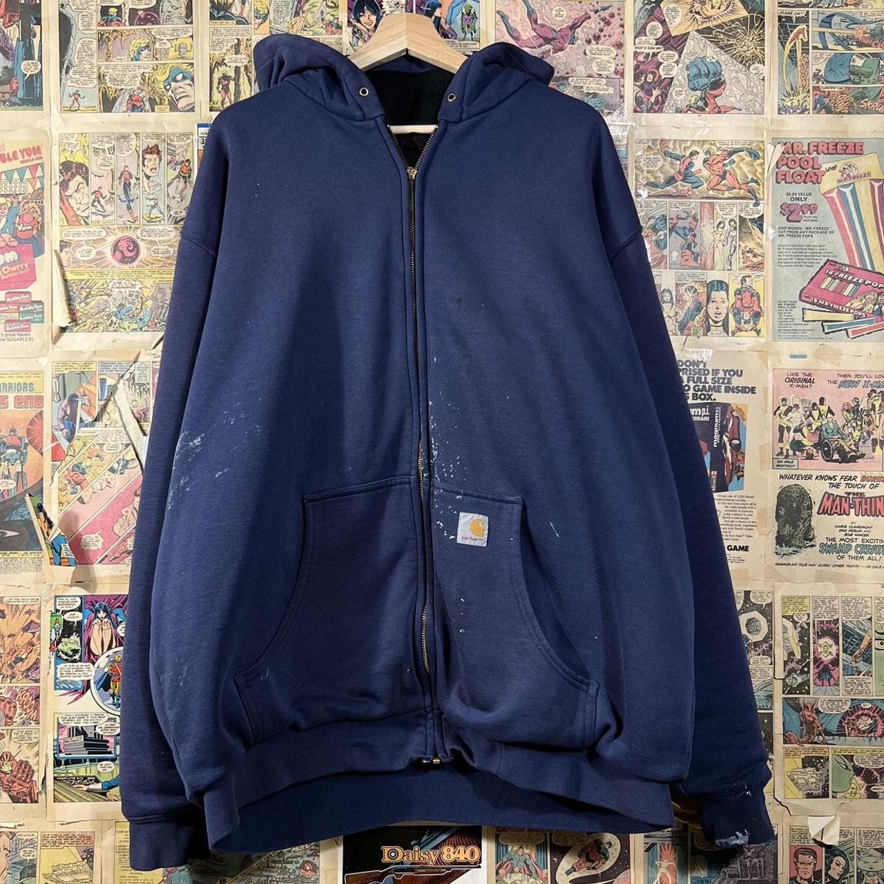 American Vintage Men's Hoodie - Navy - XXL