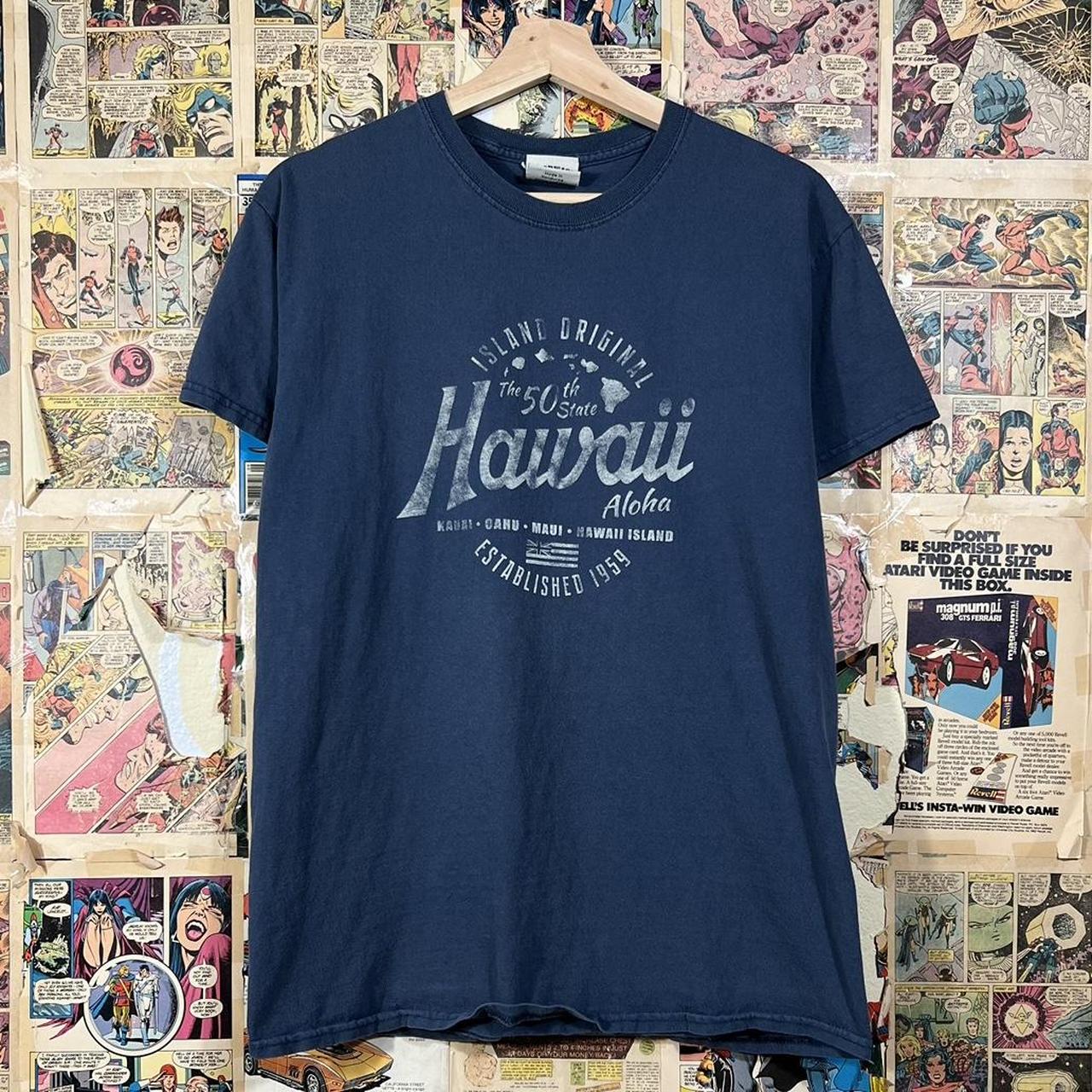 Essential Blue Hawaiian Islands Surfwear T-shirt 