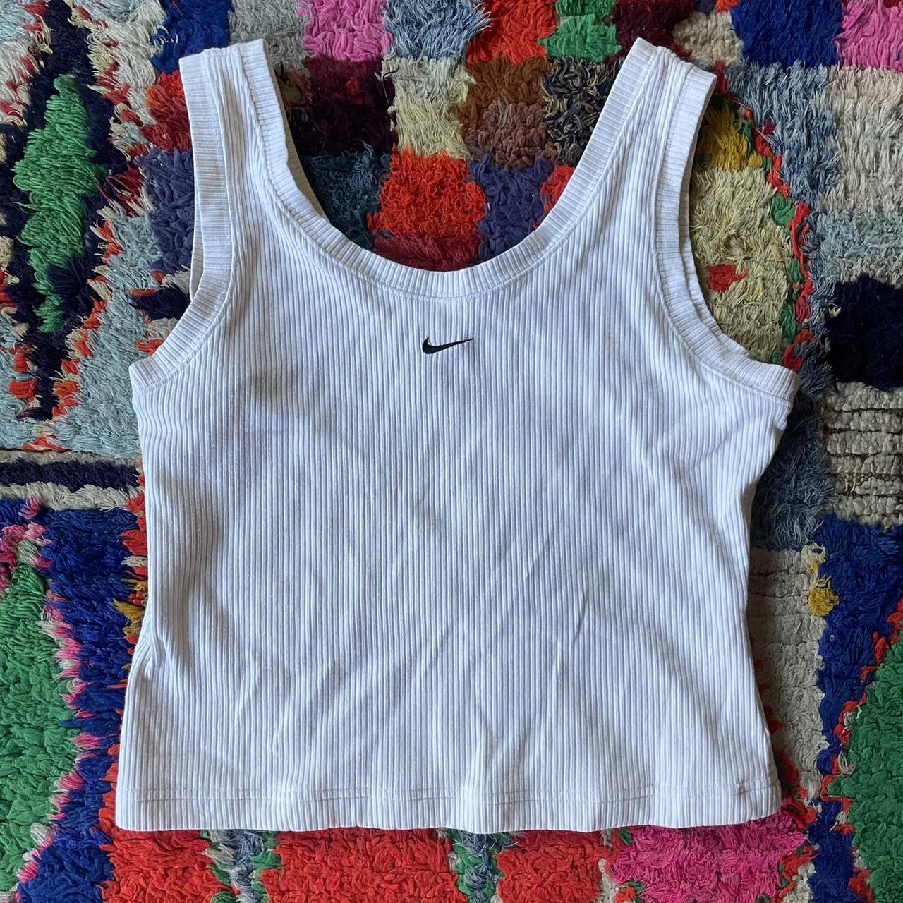 Vintage Nike Grey tag Women's Athletic Tank Top Dri - Depop